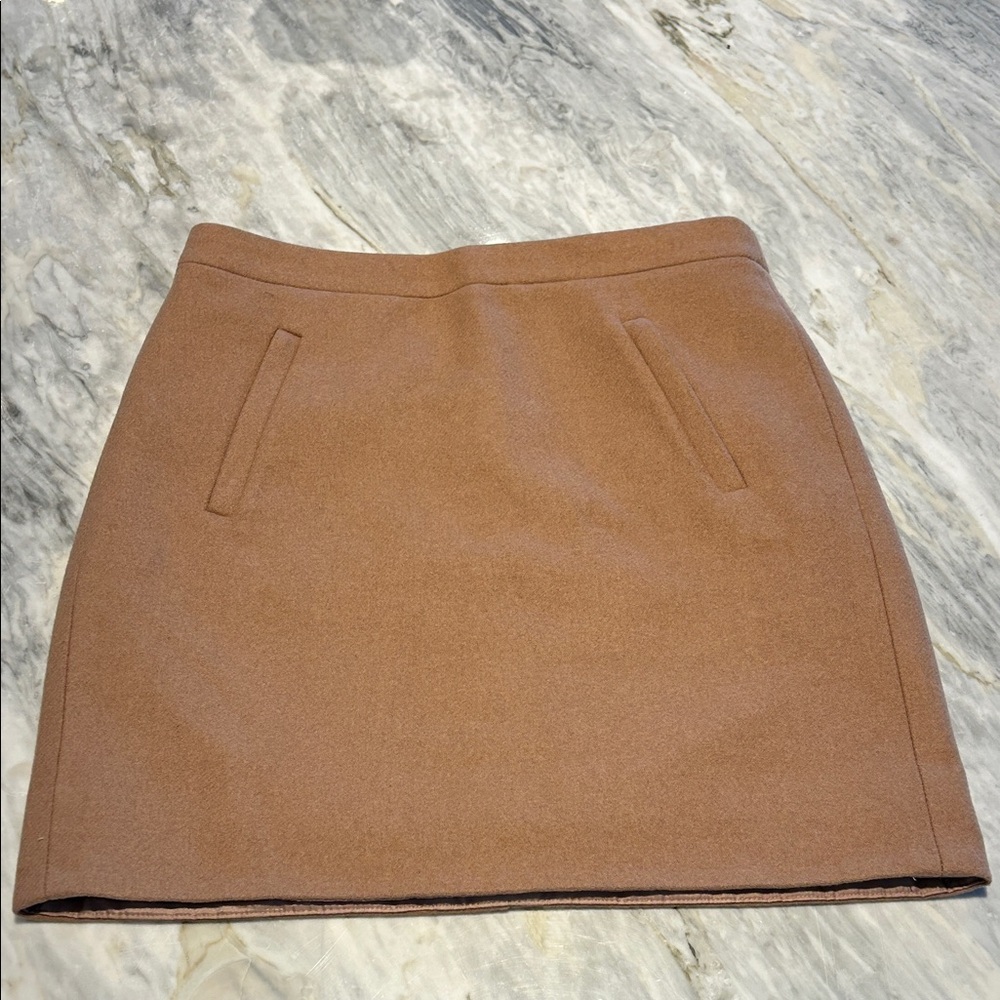 J. Crew Women's Mini Skirt in camel